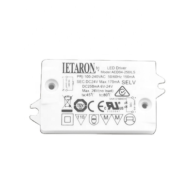50 / 60Hz 51.5x33x17 Trình điều khiển LED đa năng LETARON 170 / 300mA 3.6 / 4W
