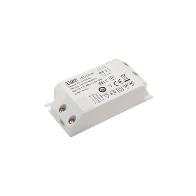 Bộ nguồn LED 15W Đèn gương, Bộ đổi nguồn 12V, Biến áp 120V AC sang DC cho Đèn LED dây, Sản phẩm điện áp không đổi